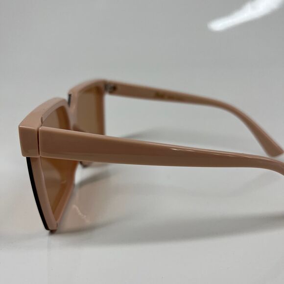 Sunglasses Oversized square soft pink  sunglasses baddie soft girl academia - Picture 2 of 9